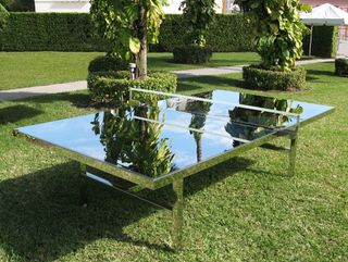 Chrome Ping Pong Table